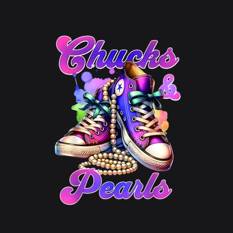 Chuck colorés avec des perles Femme Sweat à capuche