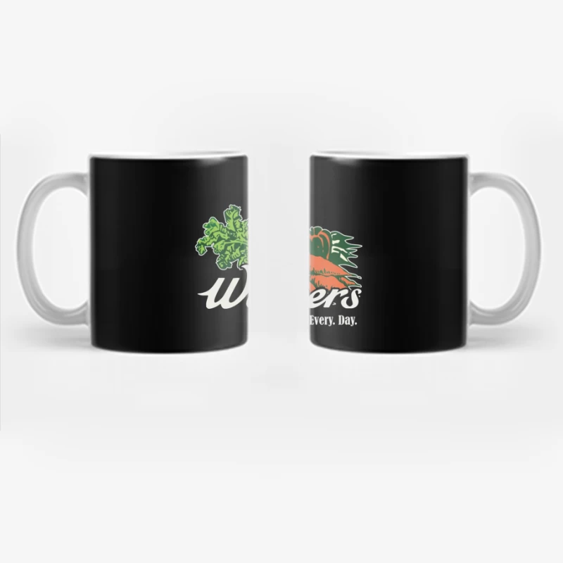 Wegner's Fresh Daily Vegetable Market Logo Coffee Mug