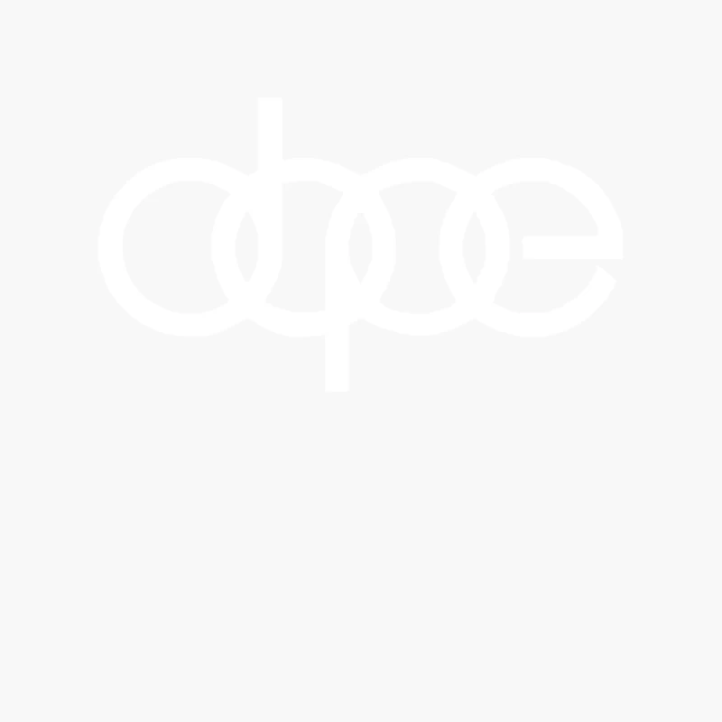 (2) Dope Sticker Vinyl Decal Window Car Audi JDM Euro Cotton Tote Bag