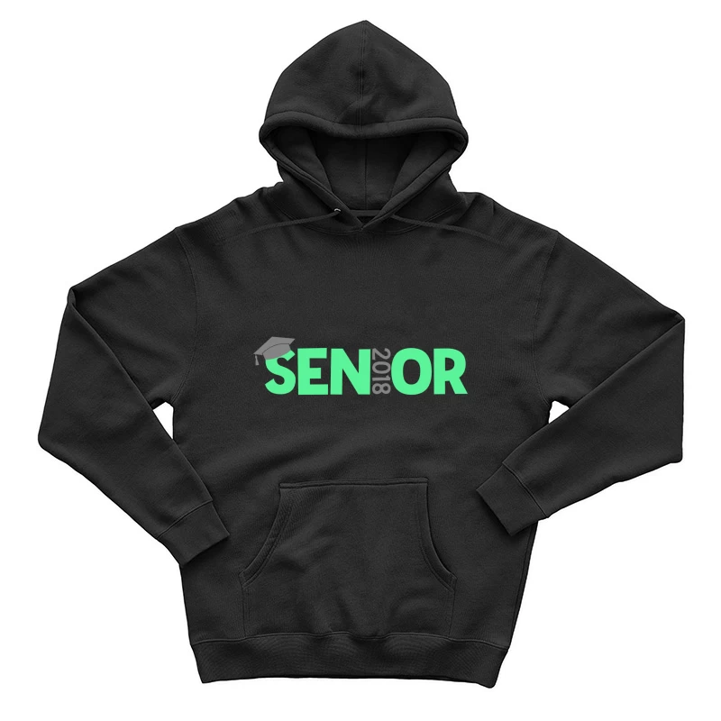 Sénior 2018 avec Chapeau de Diplôme Homme Sweat à capuche