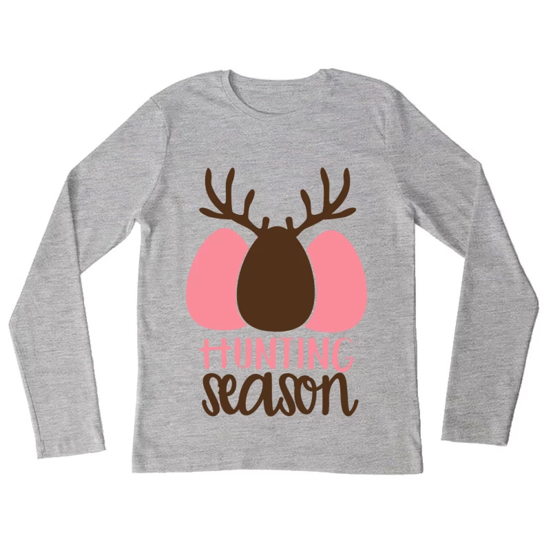 Saison de chasse créative Femme Manches Longues T-Shirt