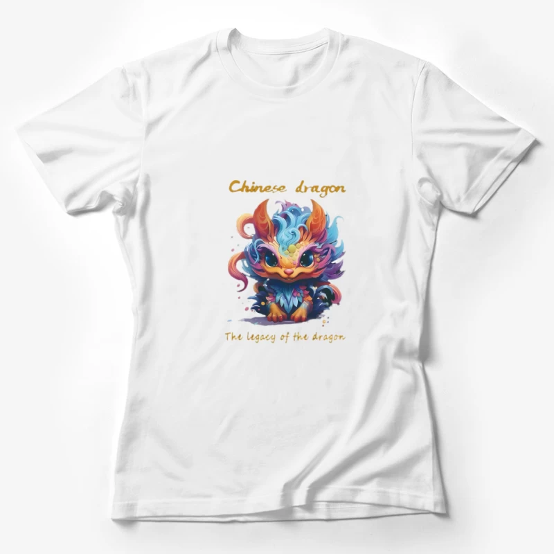 Bunter chinesischer Drachen: Das Vermächtnis der Drachen Damen T-Shirt