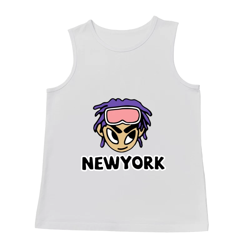 Stilvolles New York Cartoon-Design Herren Tanktops
