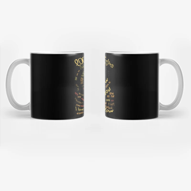 Coldplay Yellow Lyrics Coffee Mug