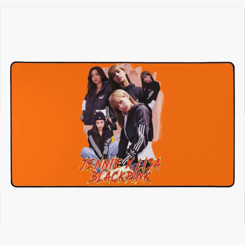 BLACKPINK: Jennie and Lisa Collaboration Desk Mat