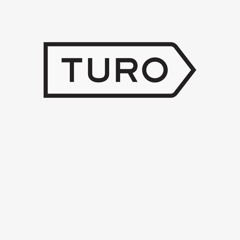 Turo Car-Sharing Service Minimalist Arrow Logo Male Pullover Sweatshirt