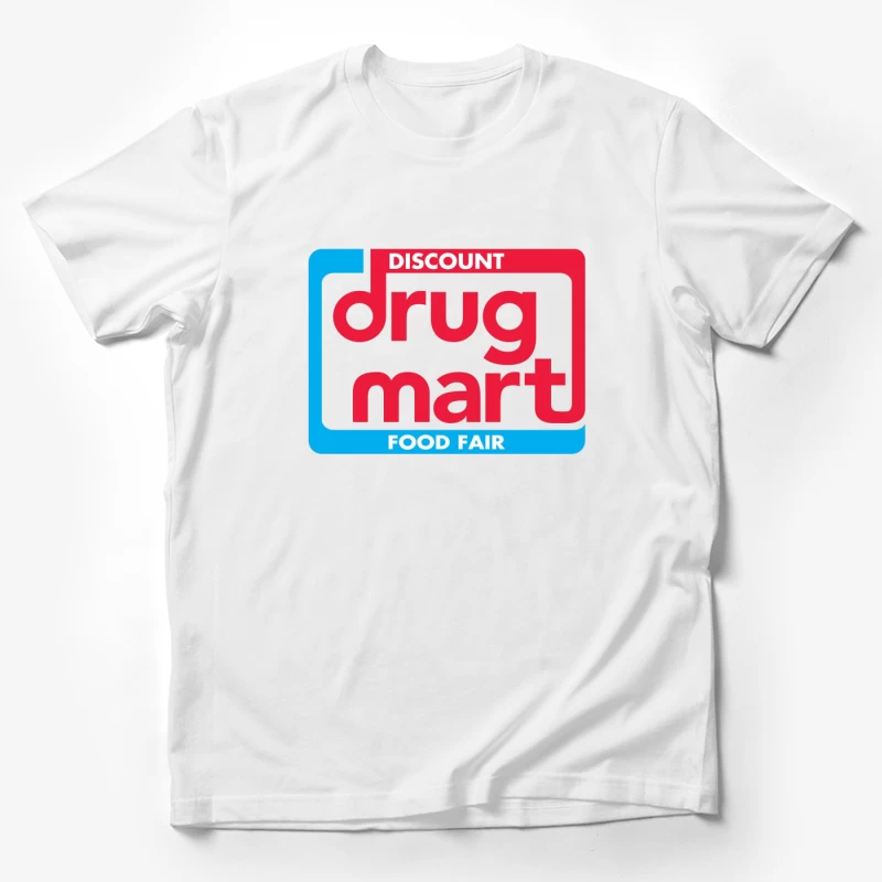 Discount Drug Mart Food Fair Vintage Retail Logo Male T-Shirt