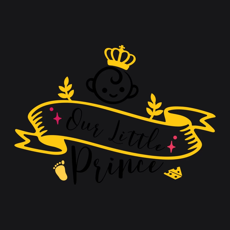 Bannière Dorée avec Couronne et Ornements Homme Sweat à capuche