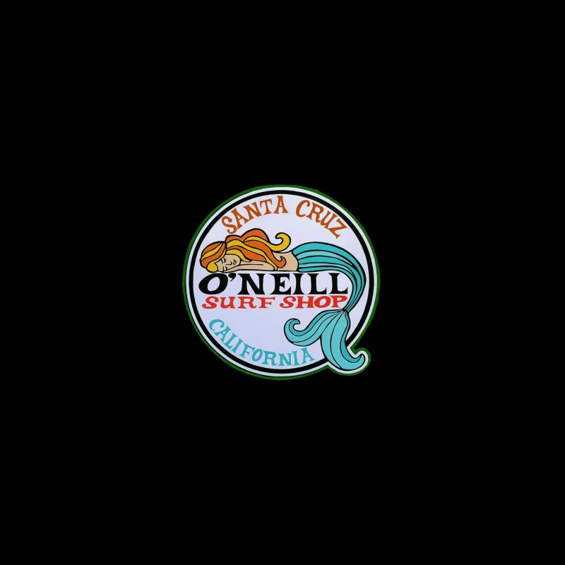 Vintage O'Neill Surf Shop Logo from Santa Cruz, California iPhone Case