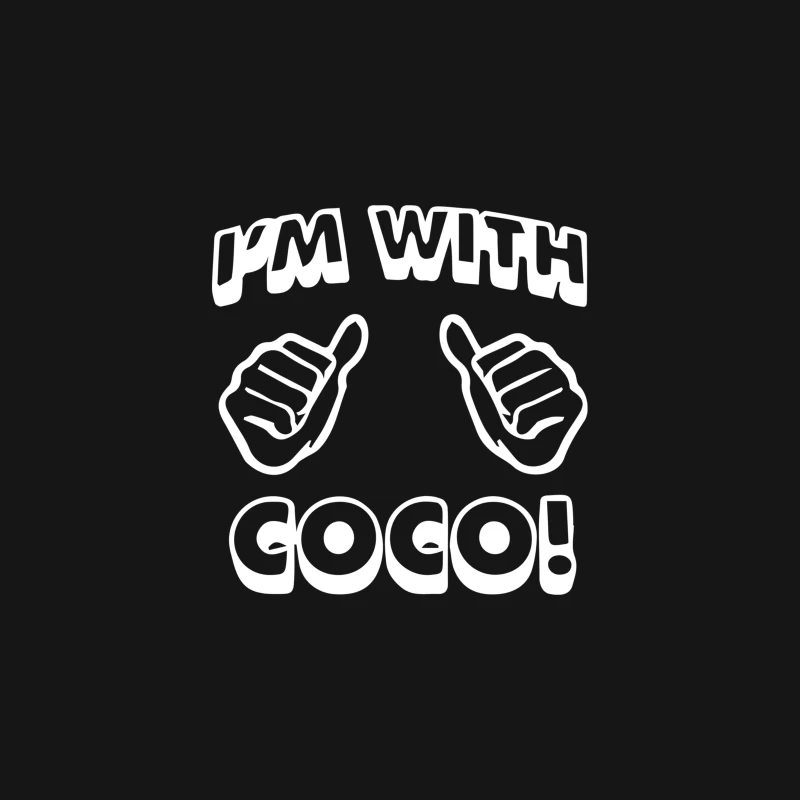 New I_m With Coco Desk Mat