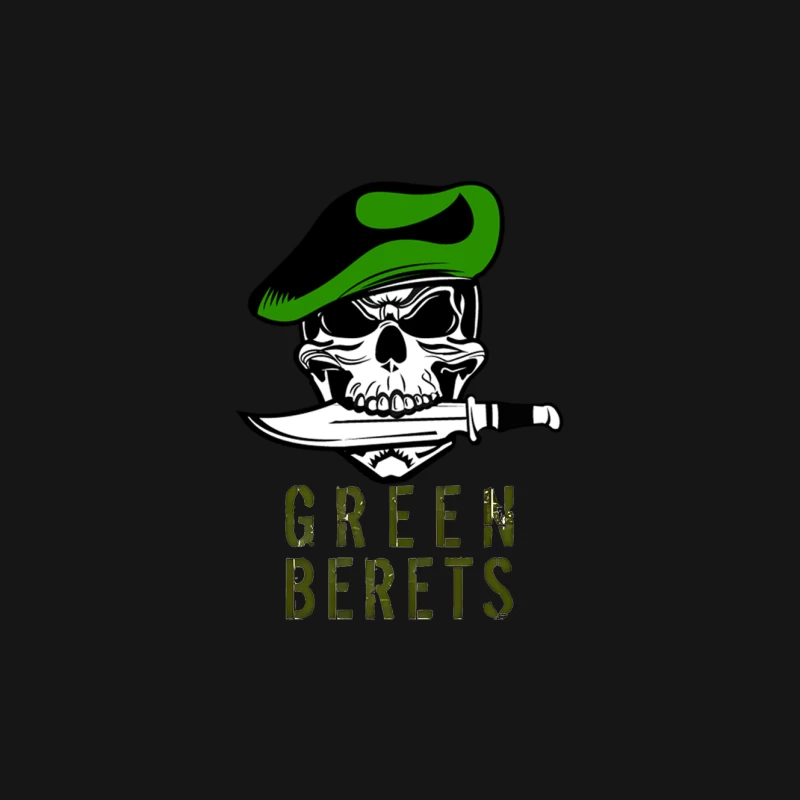 Green Berets Special Forces Skull and Knife Emblem Mouse Pad