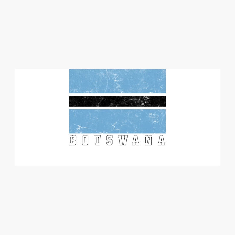 Botswana  Vintage Look Flag Design Coffee Mug