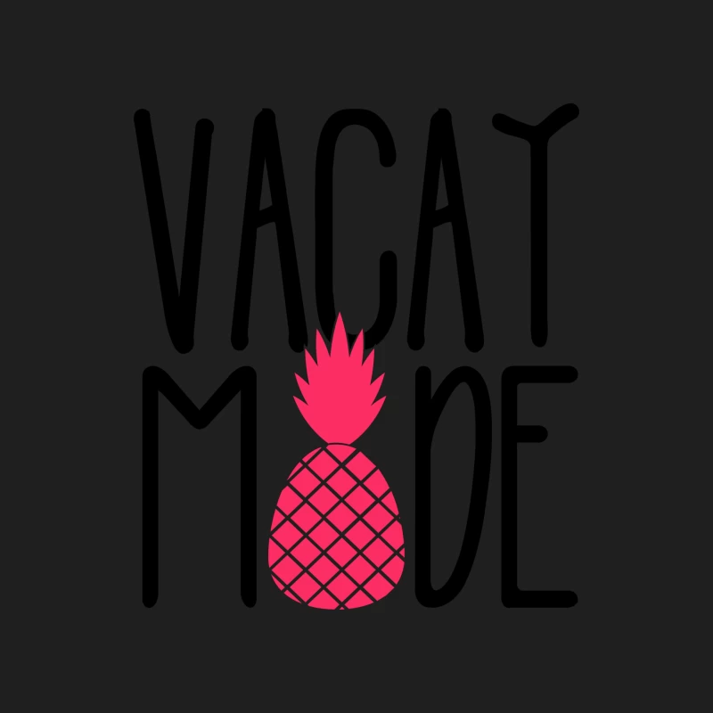 Ananas Stylisé en Silhouette Rose Homme Débardeur