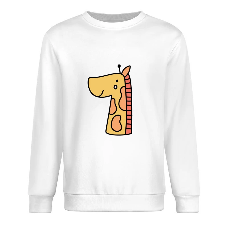Dessin de girafe mignonne Homme Sweat-shirt à enfiler
