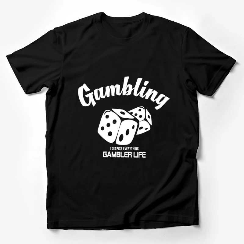 Würfel und Glücksspiel Design Herren T-Shirt