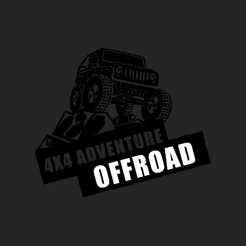 Silhouette de Jeep Offroad Homme Sweat-shirt à enfiler
