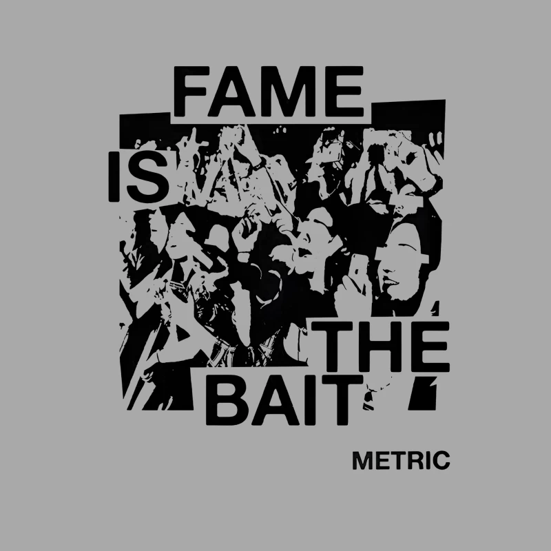 Metric Fame Is The Bait Male Pullover Hoodie