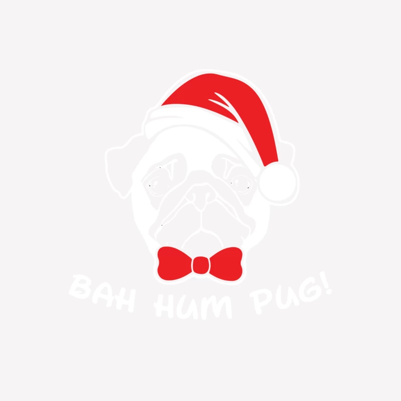 Bah Hum Pug Scrooge Grinch Christmas Female T-Shirt
