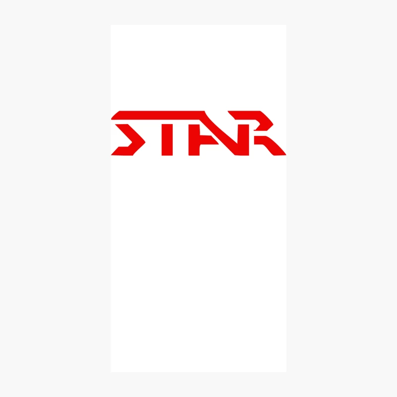 Red Typographic Brand Logo Design iPhone Case