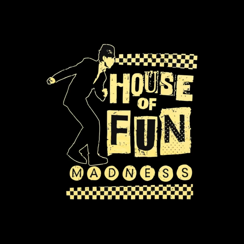 Madness - House of Fun Vintage Band Logo Design Pin