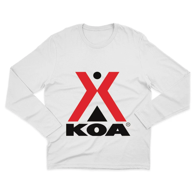 KOA (Kampgrounds of America) Official Logo Design Male Long Sleeve T-Shirt