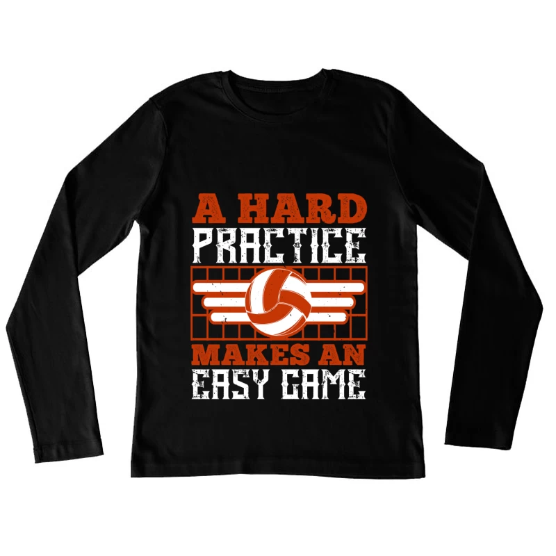 Motivation sportive avec volley Femme Manches Longues T-Shirt