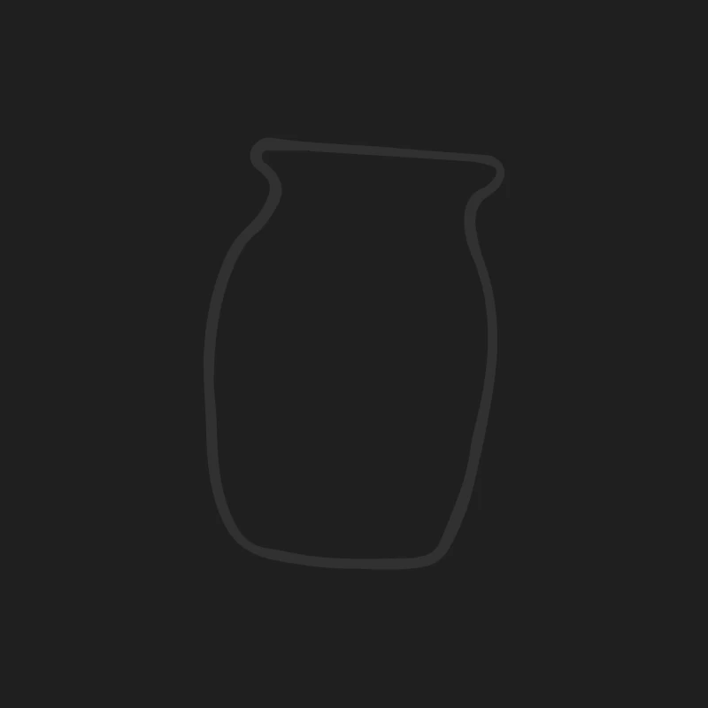 Silhouette de vase minimaliste Homme Débardeur