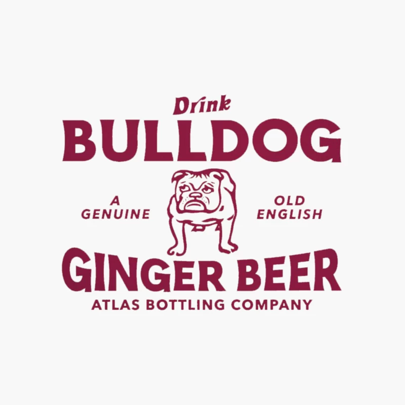 BULLDOG GINGER BEER Cotton Tote Bag
