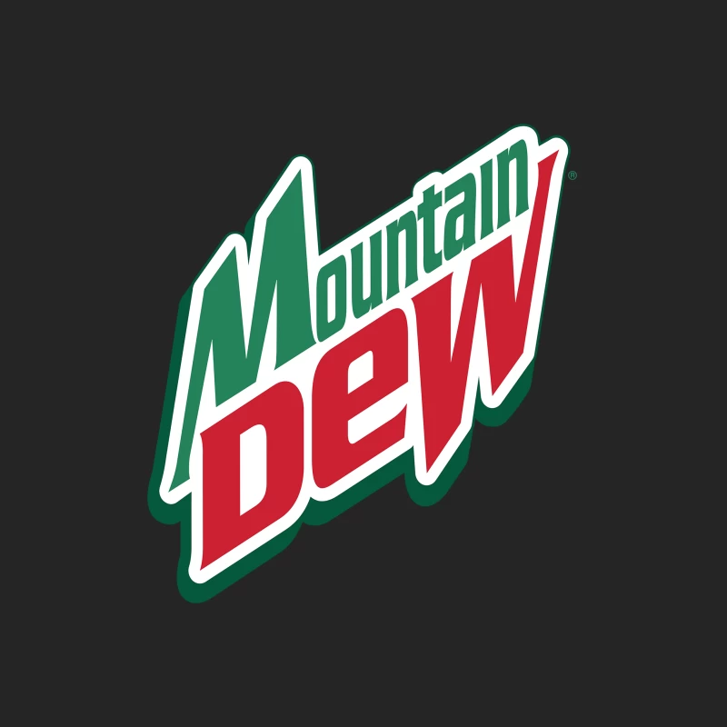 Mountain Dew Classic Brand Logo Design Male Pullover Sweatshirt