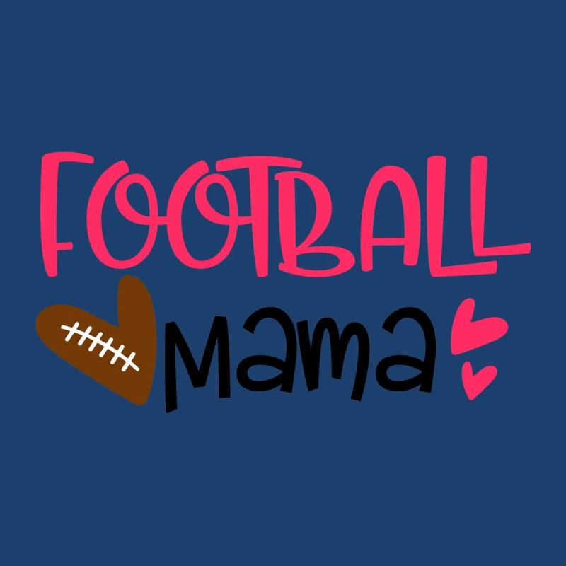Design Maman de Football avec Cœur Homme Sweat à capuche
