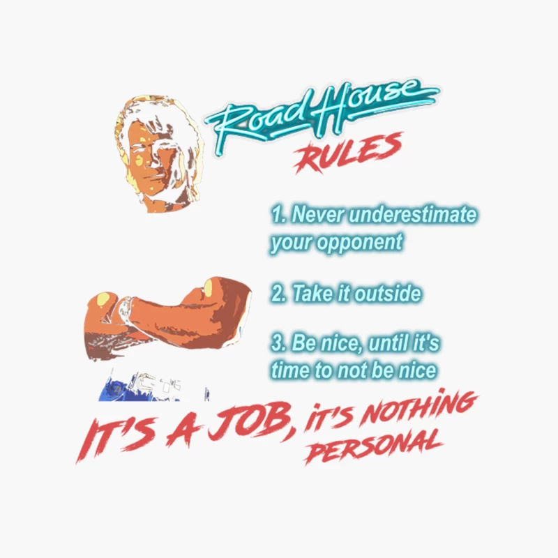 Roadhouse Rules Cotton Tote Bag