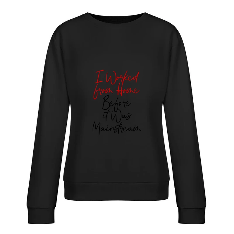 Design minimaliste d'un bureau à domicile Femme Sweat-shirt à enfiler