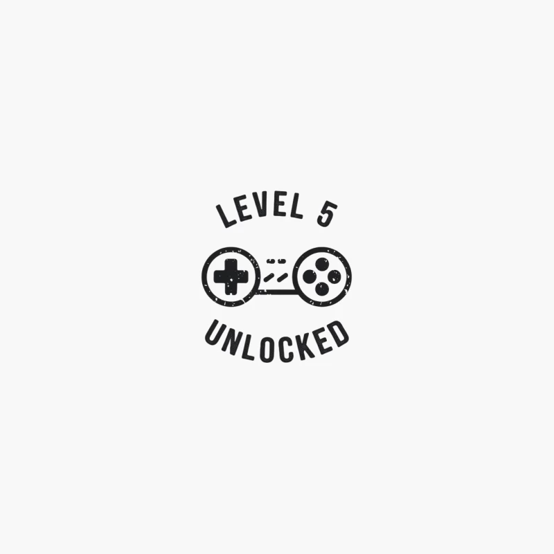 Retro Gaming Level 5 Unlocked Achievement Cotton Tote Bag