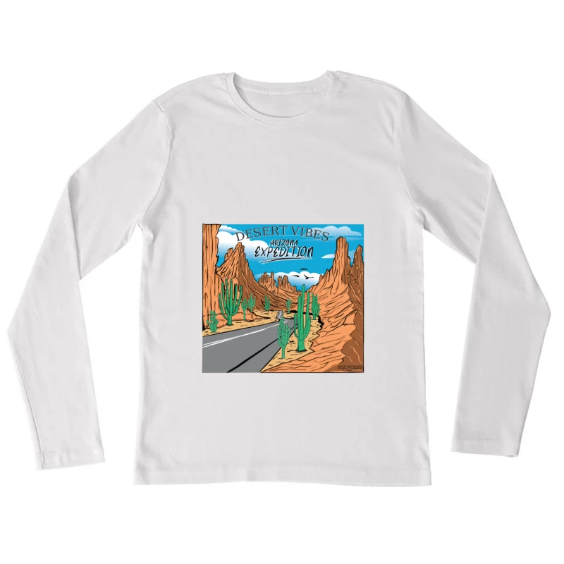 Wüstenexpedition in Arizona Damen Langarm T-Shirt