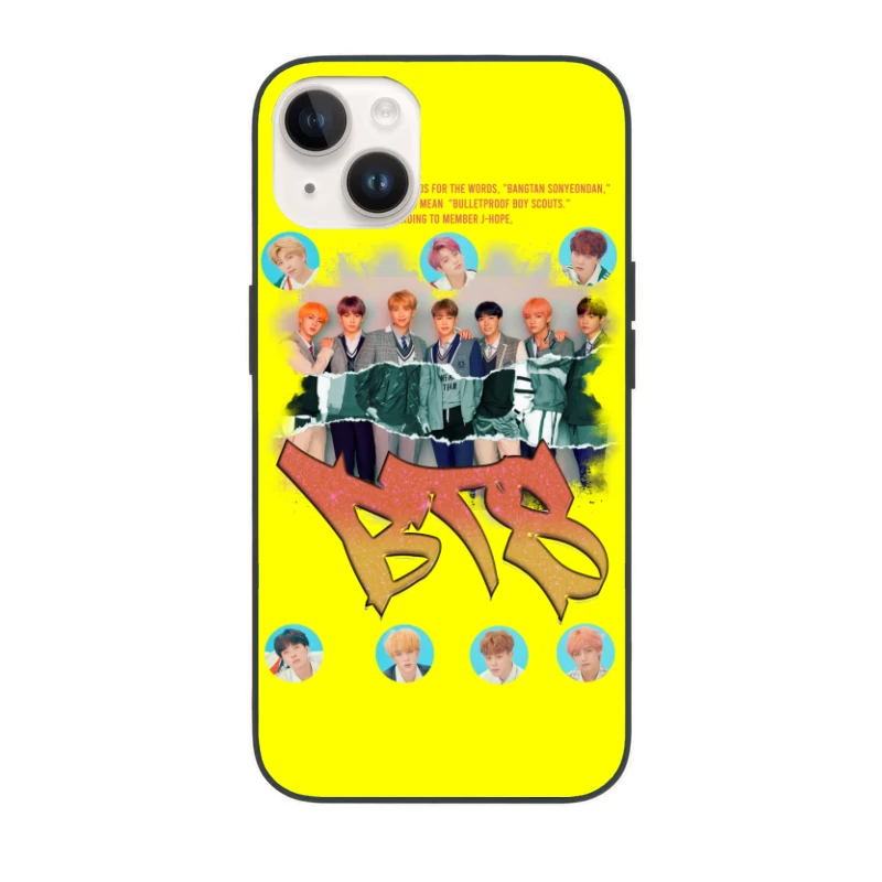 BTS: The Iconic K-Pop Boy Band iPhone Case