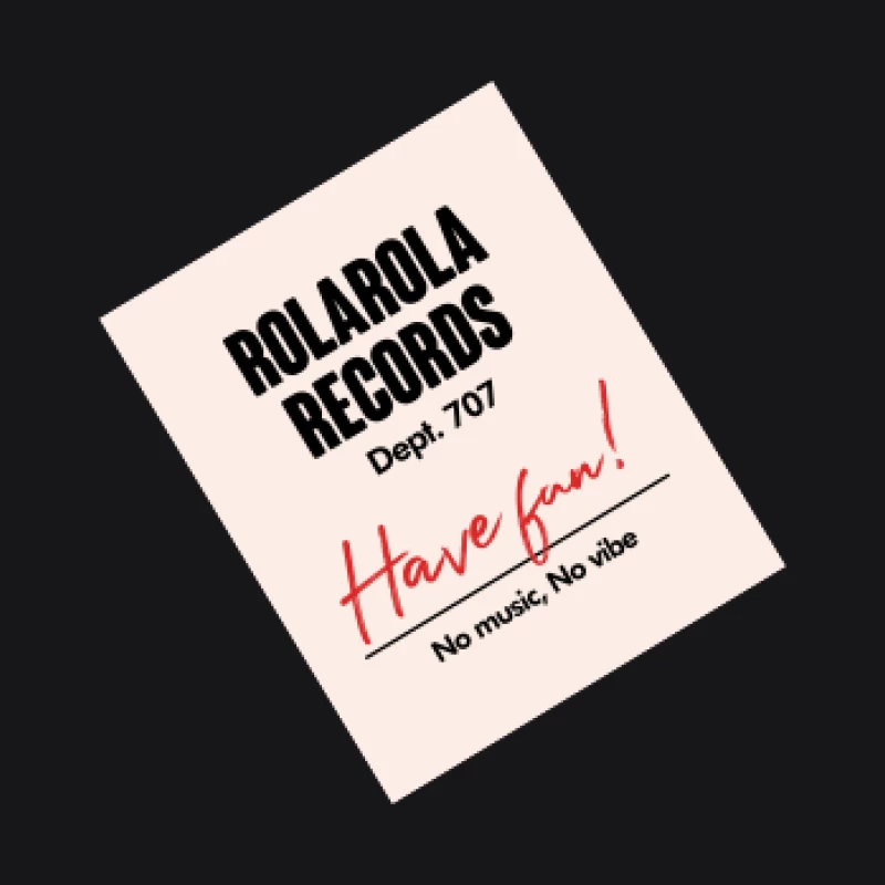 Musikposter, Rolarola Records, Spaß haben Herren Pullover Hoodie
