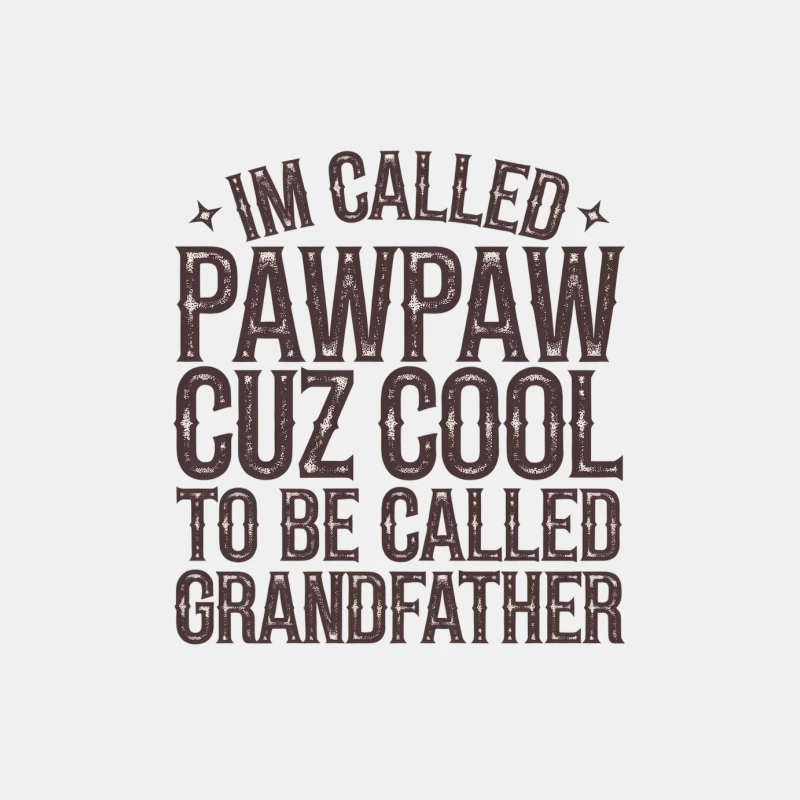 Cool Pawpaw: A Humorous Take on Grandfather Titles Male Tank Top