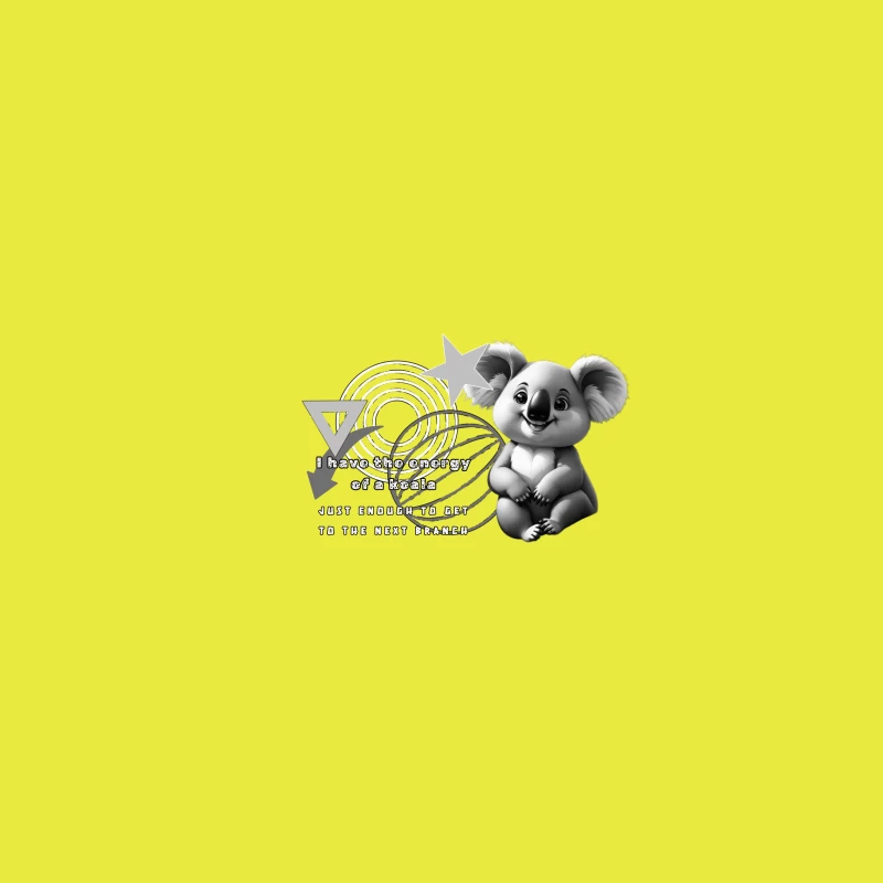 Koala Energy Quote iPhone Case