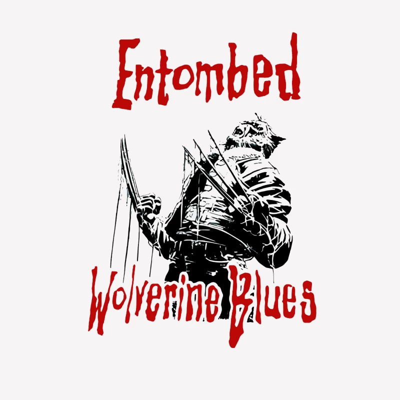 Entombed Wolverine Blues Retro Male T-Shirt