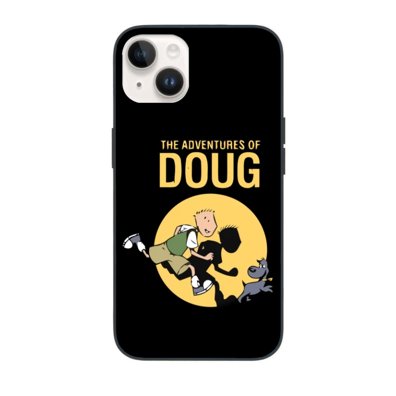 The Adventures of Doug - Classic 90s Animated Series Logo iPhone Case