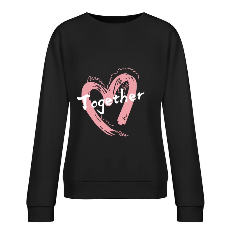 Herzliche Verbindung Damen Pullover Sweatshirt