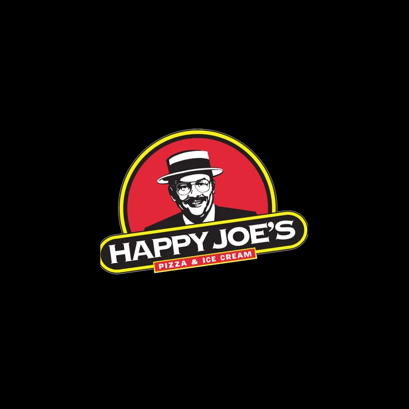 Happy Joe's Pizza & Ice Cream Vintage Restaurant Logo Desk Mat