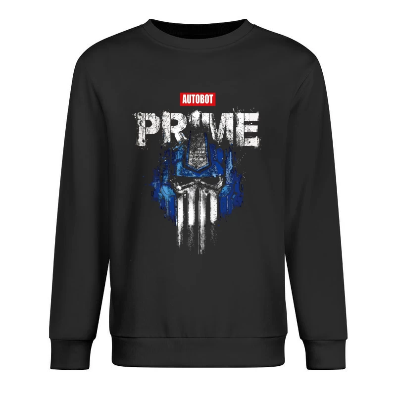 Futuristic Warrior – Cybernetic Legend Male Pullover Sweatshirt