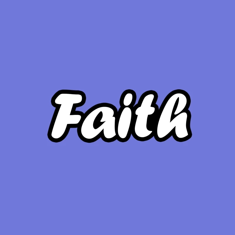 Word Art: Faith Coffee Mug
