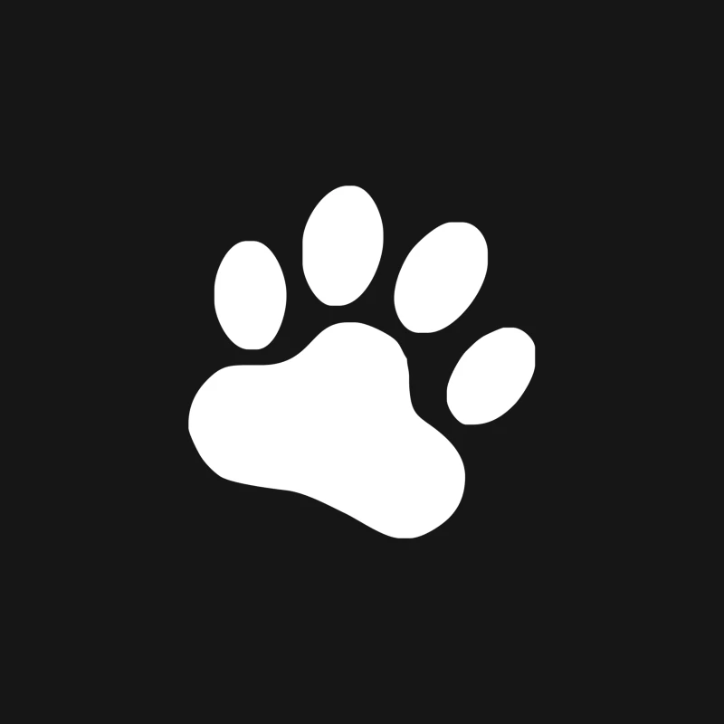 Paw Sticker Vinyl Decal Desk Mat