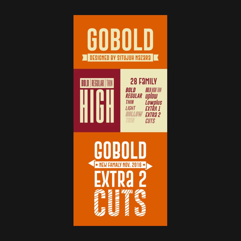 Typographie rétro GoBold Femme T-Shirt