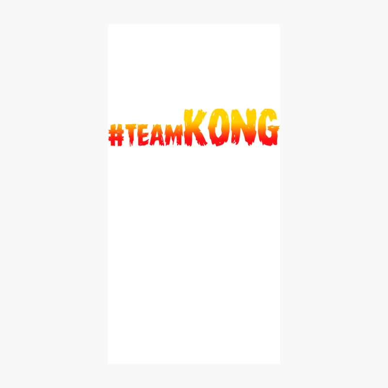 teamKONG for the Godzilla vs. Kong movie iPhone Case