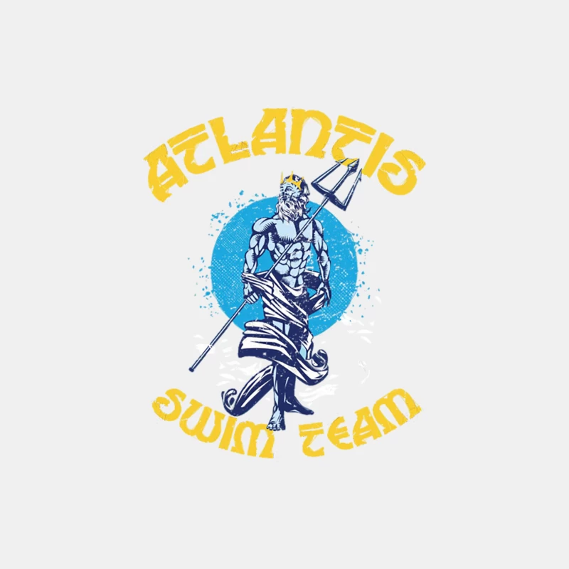 Atlantis Swim Team, distressed Male Tank Top