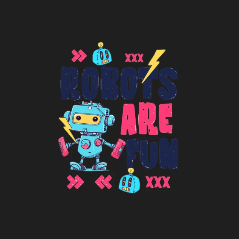 Roboter sind lustig Herren Tanktops