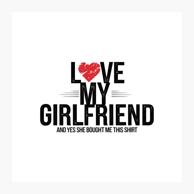 Humorous Love Declaration T-Shirt Gift Pin